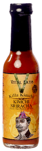 A Sriracha like no other, Killa is pure Korean deliciousness. A farmers market favorite with a master blend of ginger, garlic and pure gochujang. From stir fry's to pouring on your sandwiches....wow!  Low-med heat Level.